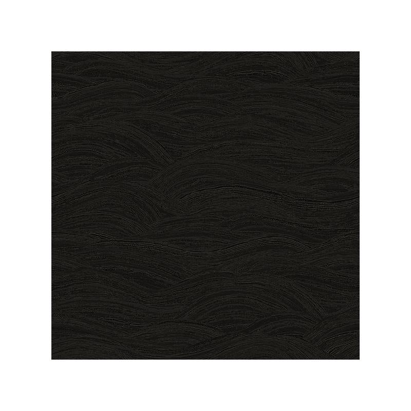 Sample 2971-86363 Dimensions, Leith Black Zen Waves by A-Street Prints Wallpaper