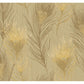 Sample Carl Robinson  CB10103, Arnott color Brown  Feathers Wallpaper