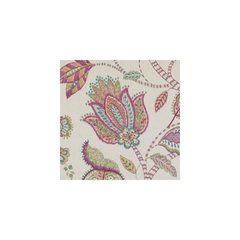 42480-40 | Natural/Pink - Duralee Fabric