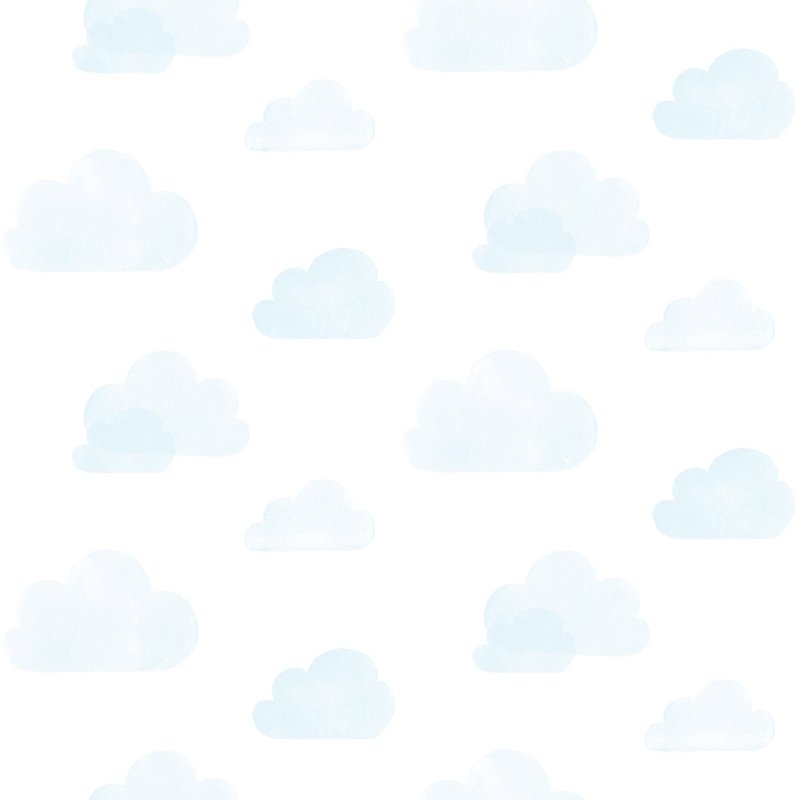 Shop 4060-138930 Fable Irie Blue Clouds Wallpaper Blue by Chesapeake Wallpaper