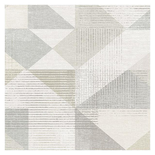 Buy GX37651 Geometrix Beige Silk Screen Geometric Wallpaper by Norwall Wallpaper