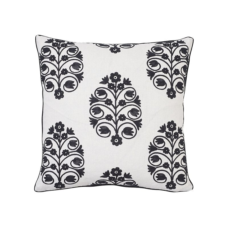 So7715315 Mandeville Pillow Indigo And Pacific By Schumacher Furniture and Accessories 1,So7715315 Mandeville Pillow Indigo And Pacific By Schumacher Furniture and Accessories 2