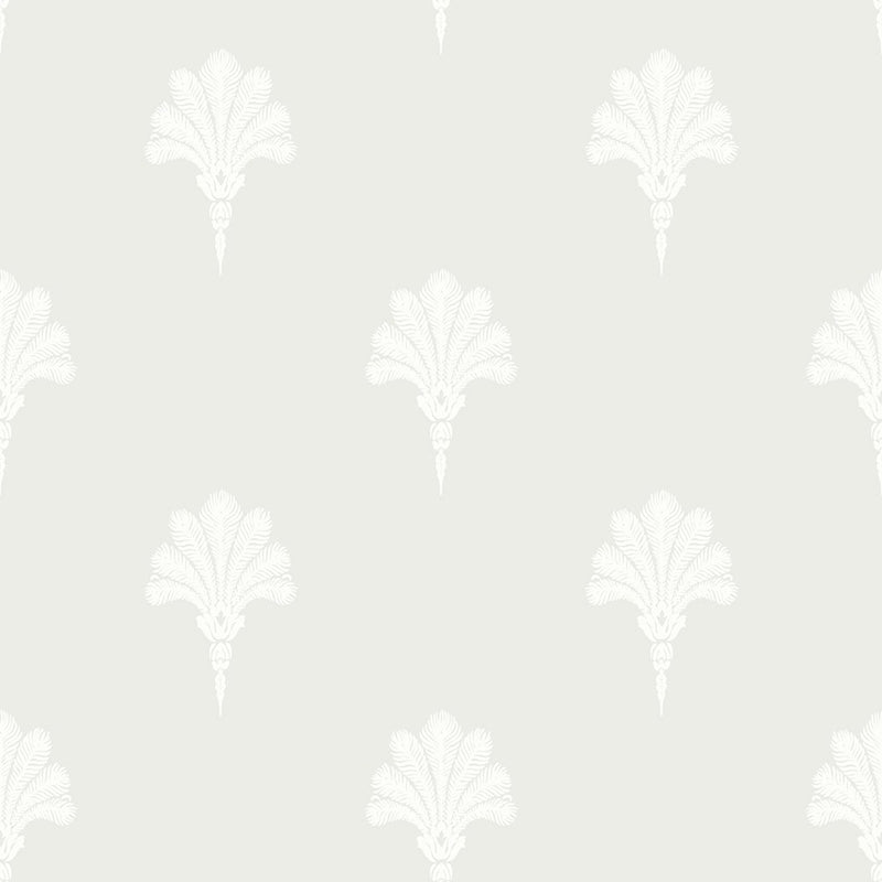 Find MB31627 Beach House Summer Fan White Sands Feathers by Seabrook Wallpaper