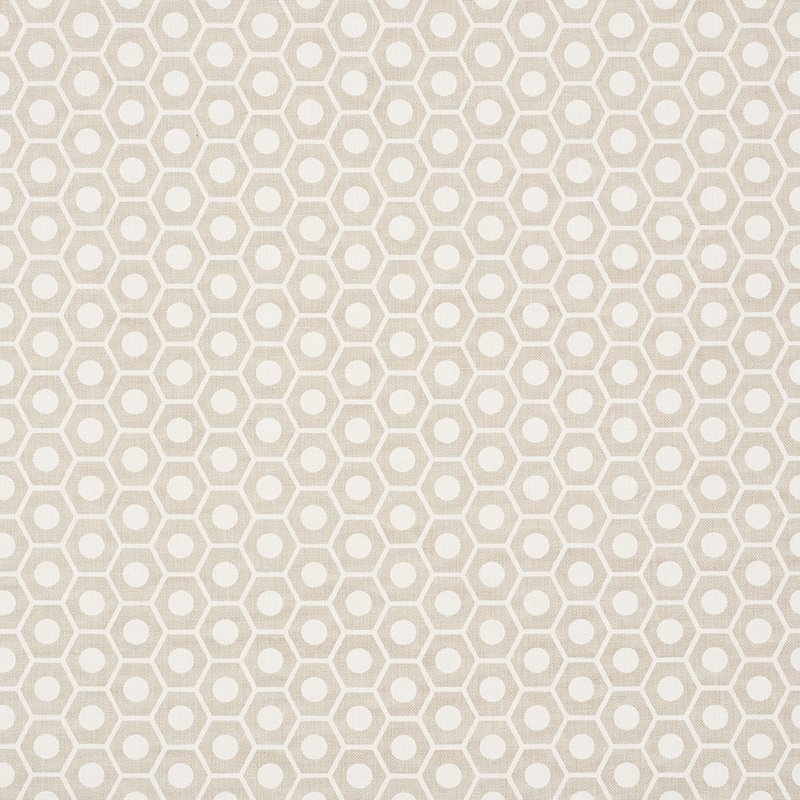 Purchase sample of 177072 Queen B, Flax by Schumacher Fabric