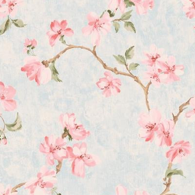 Purchase FF50011 Fairfield Oranges Floral by Seabrook Wallpaper