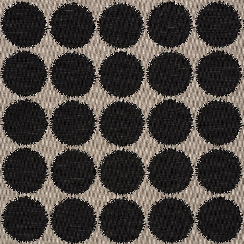 Select 177095 Fuzz Black Natural by Schumacher Fabric