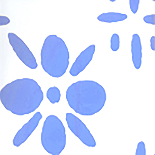 Buy 6380-03WP Wildflowers Ii French Blue on White by Quadrille Wallpaper