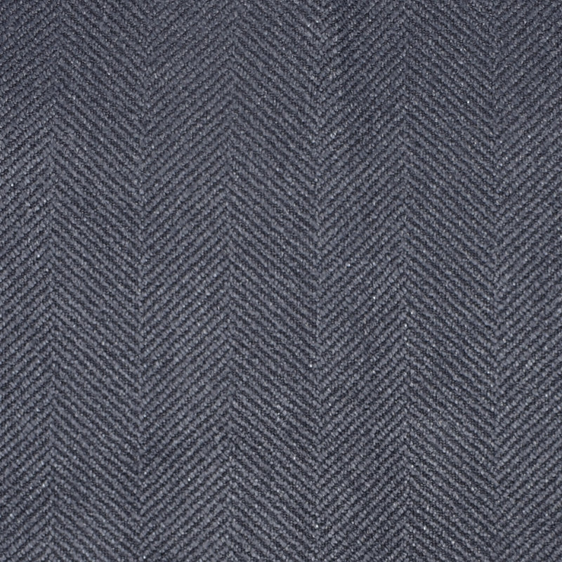 View S2365 Midnight Blue Herringbone Greenhouse Fabric