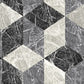 Sample DD347318 Design Department, Rizzo Black Geometric Stone Wallpaper by Brewster