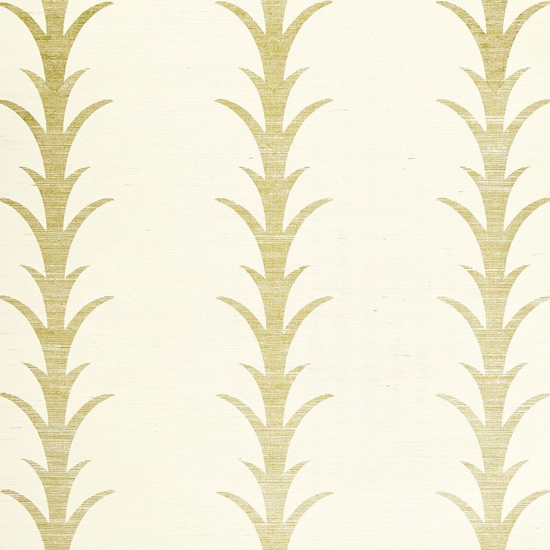 Search 5006051 Acanthus Stripe Filigree Schumacher Wallpaper