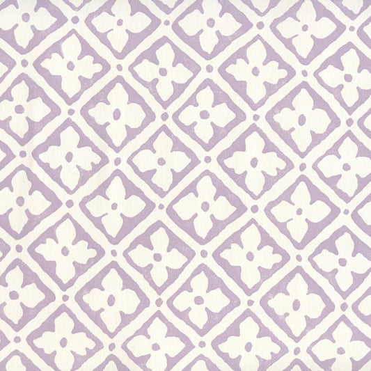 Buy 306330W-05 Puccini Lavender on Almost White by Quadrille Wallpaper