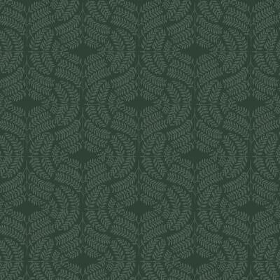 Acquire TL1944 Handpainted Traditionals Fern Tile green York Wallpaper