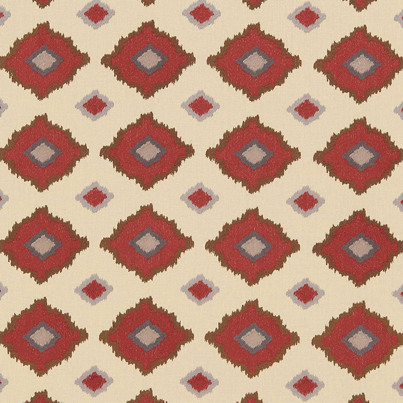 Purchase sample of 65783 Sikar Embroidery, Pomegranate by Schumacher Fabric