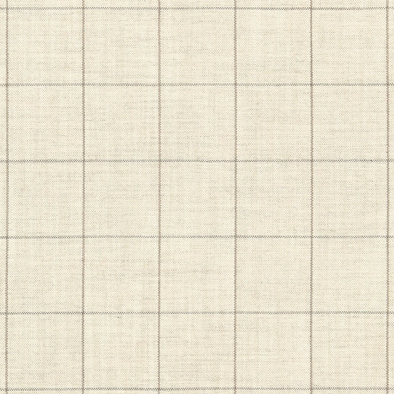 Purchase sample of 66450 Mellier Plaid, Linen by Schumacher Fabric