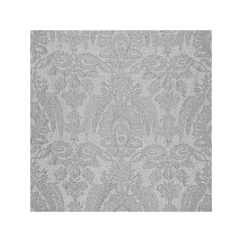 Sample 27053-002 Lia Damask Sheer, Haze - Scalamandre Fabric (SC 000227053)