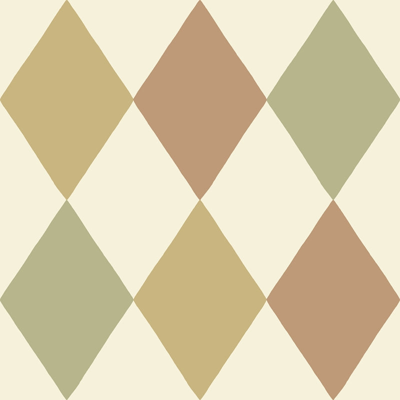 Sample 4111-63027 Briony, Kalas Mustard Diamond Wallpaper by A-Street Prints Wallpaper