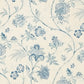 Looking 176490 Chinoiserie Vine China Blue by Schumacher Fabric