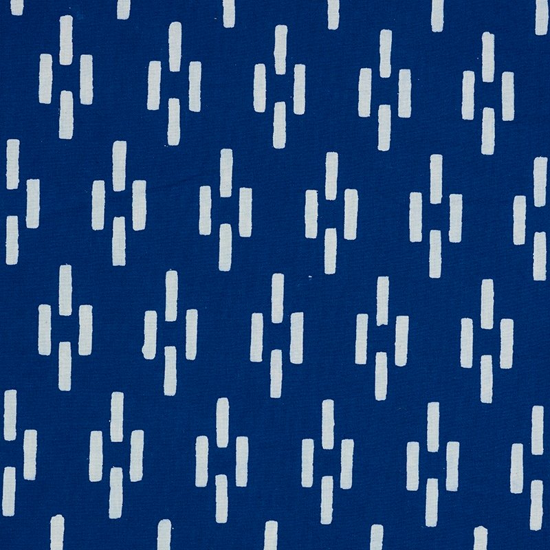Purchase sample of 179250 Dash, Indigo by Schumacher Fabric