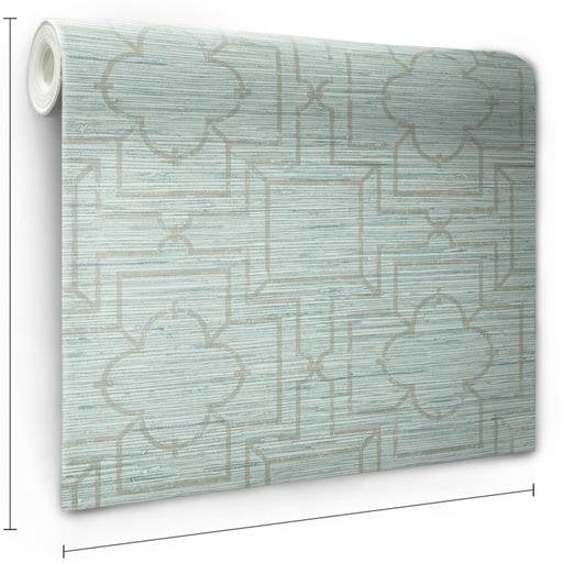 Acquire Psw1066Rl Geometrics Geometric Blue Peel And Stick Wallpaper