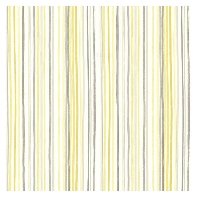 View 2605-21633 Beacon House Rosemore Estelle Yellow Watercolor Stripe Beacon House Wallpaper