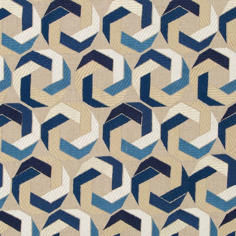 253885 | Ring CycleIndigo - Beacon Hill Fabric