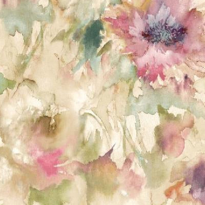 Search CB92101F Carl Robinson 9 Green Floral Fabric Wallpaper