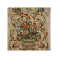 Sample 16136M-001 Baroque Floral Canvas, Multicolor - Scalamandre Fabric (SC 000116136M)