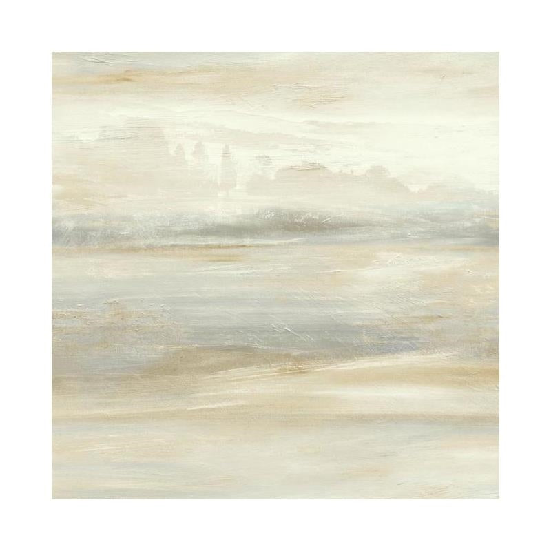 Sample - SO2433 Tranquil, Soothing Mists Scenic color Tan, Floral by Candice Olson Wallpaper