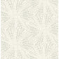 LLS4117 Lisa Love Silver Sunburst Peel &amp; Stick Wallpaper by NuWallpaper