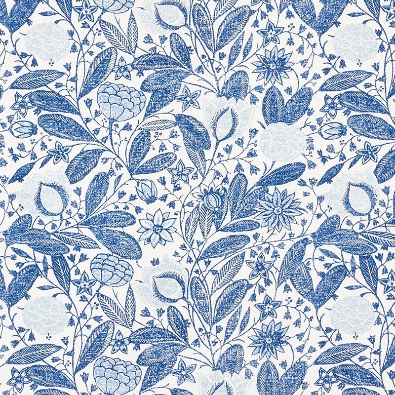 Purchase sample of 176842 Gloria, Delft by Schumacher Fabric