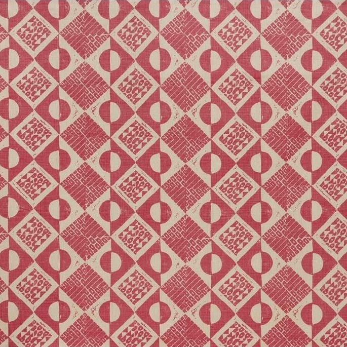 Save BFC-3666.717 Circles And Squares Berry multipurpose lee jofa fabric Fabric