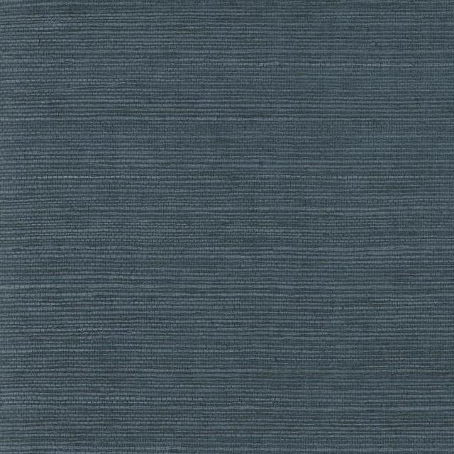 View VG4405 Grasscloth by York II Plain Grass Sisal color Blue Grasscloth by York Wallpaper