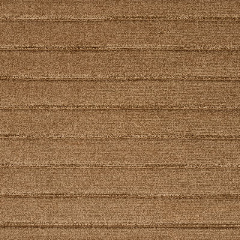 Purchase sample of 80462 Frederika Channeled Velvet, Camel by Schumacher Fabric