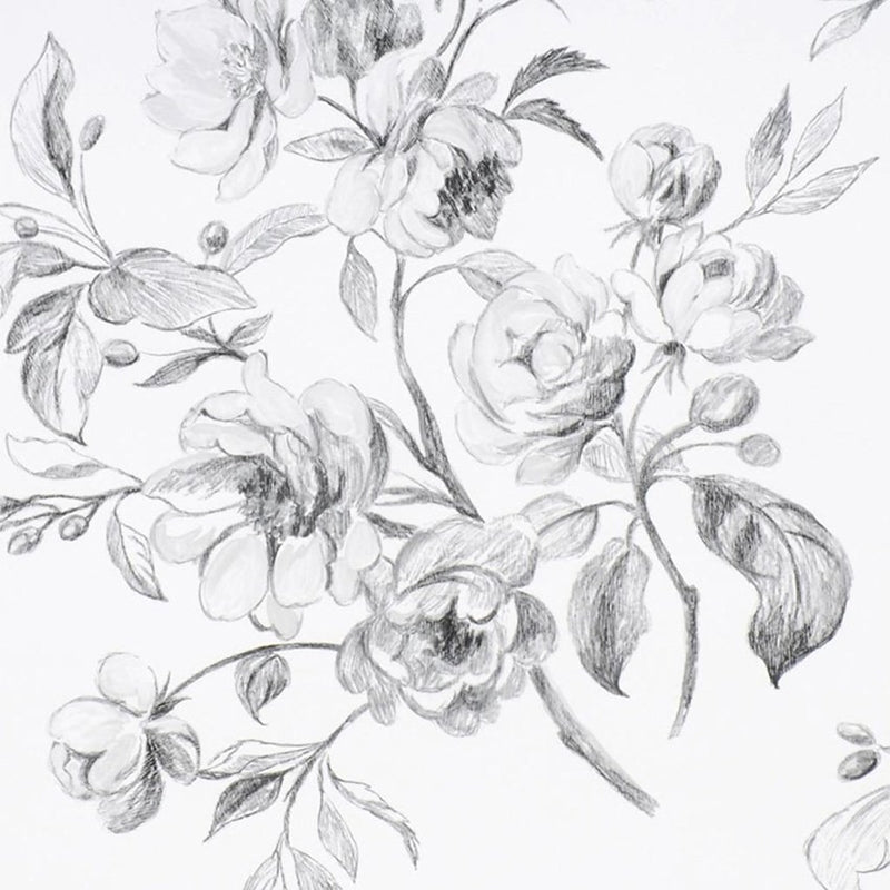 Sample P540-01 Watelet, Black And White by Designer Guild Wallpaper