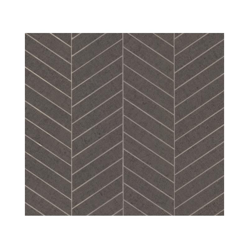 Sample HO2107 Ronald Redding Traveler Atelier Herringbone Dark Gray Ronald Redding Wallpaper