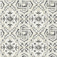 Find 2904-12331 Fresh Start Kitchen & Bath Sonoma Charcoal Spanish Tile Wallpaper Charcoal Brewster