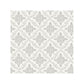 Sample 3119-13531 Kindred, Wynonna Light Grey Geometric Floral by Chesapeake Wallpaper
