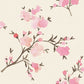 Sample DD148716 Design Department, Glinda Pink Floral Wallpaper by Brewster