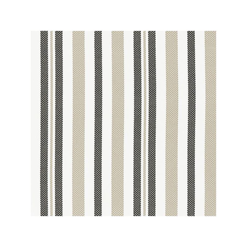 Sample 27188-003 Santorini Stripe, Smoke - Scalamandre Fabric (SC 000327188)