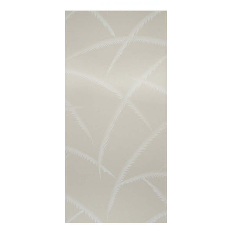 Shop 5013303 Deco Palms Ivory On Natural Schumacher Wallcovering Wallpaper