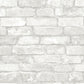 Sample 3115-NU1653 Farmhouse, Buchanan Off-White Brick by Chesapeake Wallpaper