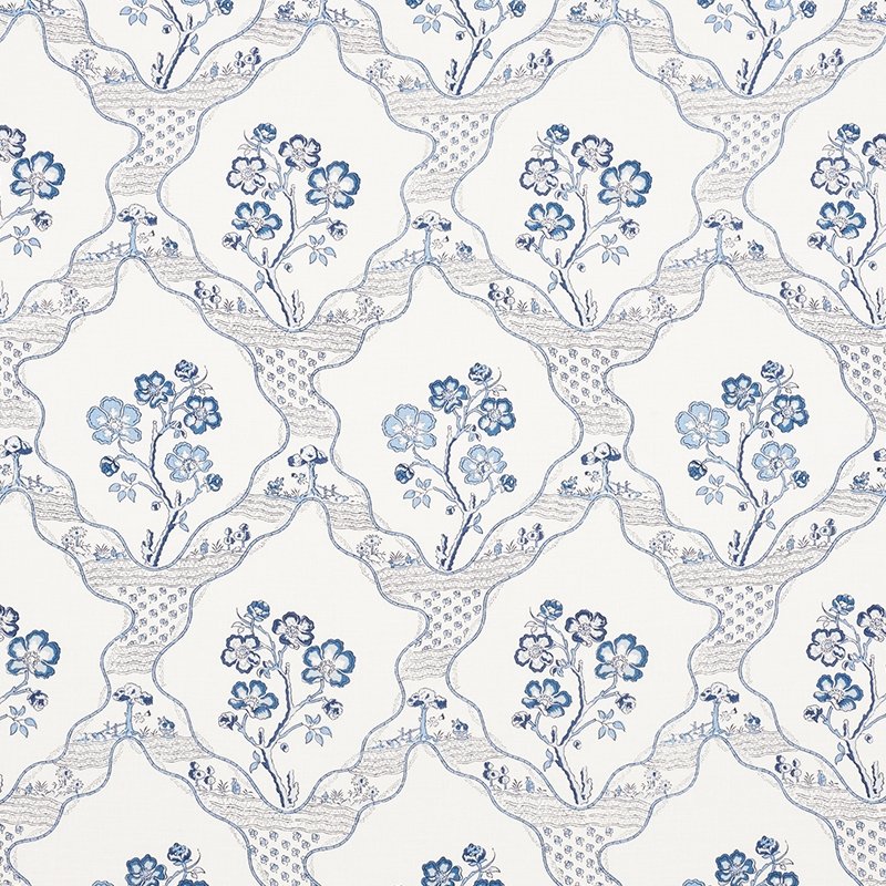 Purchase sample of 176850 Marella, Delft by Schumacher Fabric