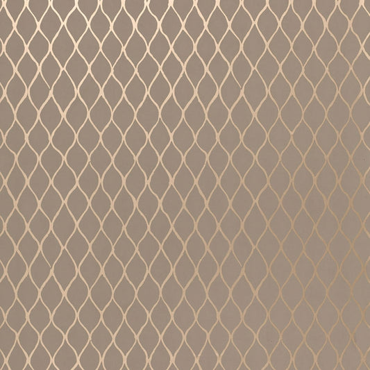 View 5005912 Valencia Taupe / Pewter Schumacher Wallpaper