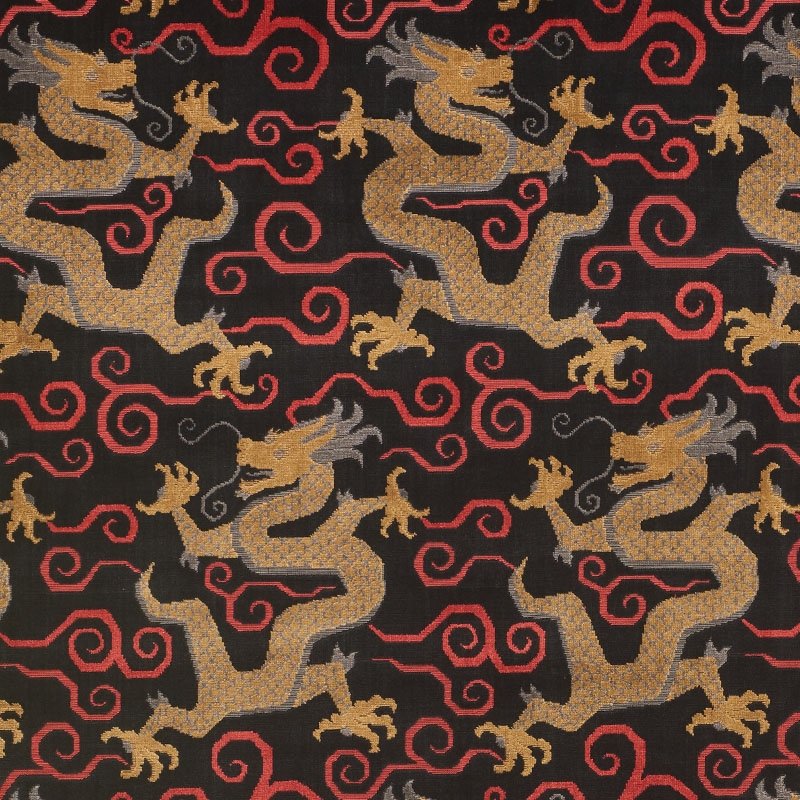 Purchase sample of 73974 Bixi Velvet, Onyx by Schumacher Fabric
