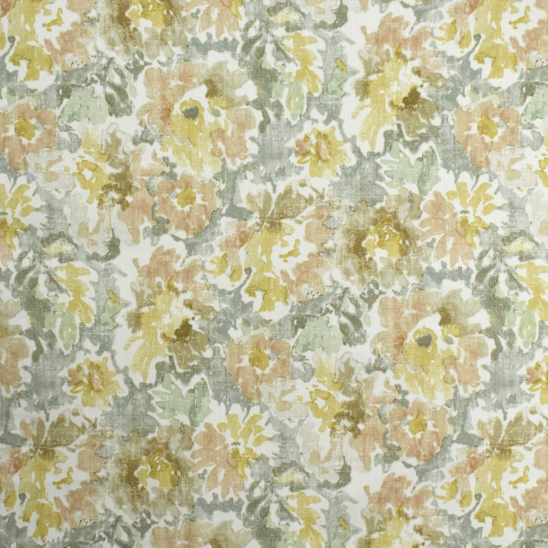 Buy S1995 Peach Spice Gold Floral Greenhouse Fabric