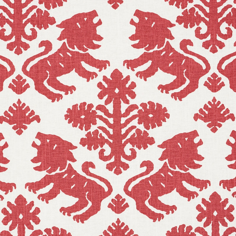 Purchase sample of 177304 Regalia, Red by Schumacher Fabric