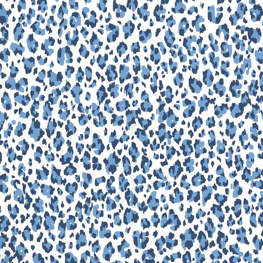 Order 305083AWP Bonaparte French Blue Navy Almost White by Quadrille Wallpaper