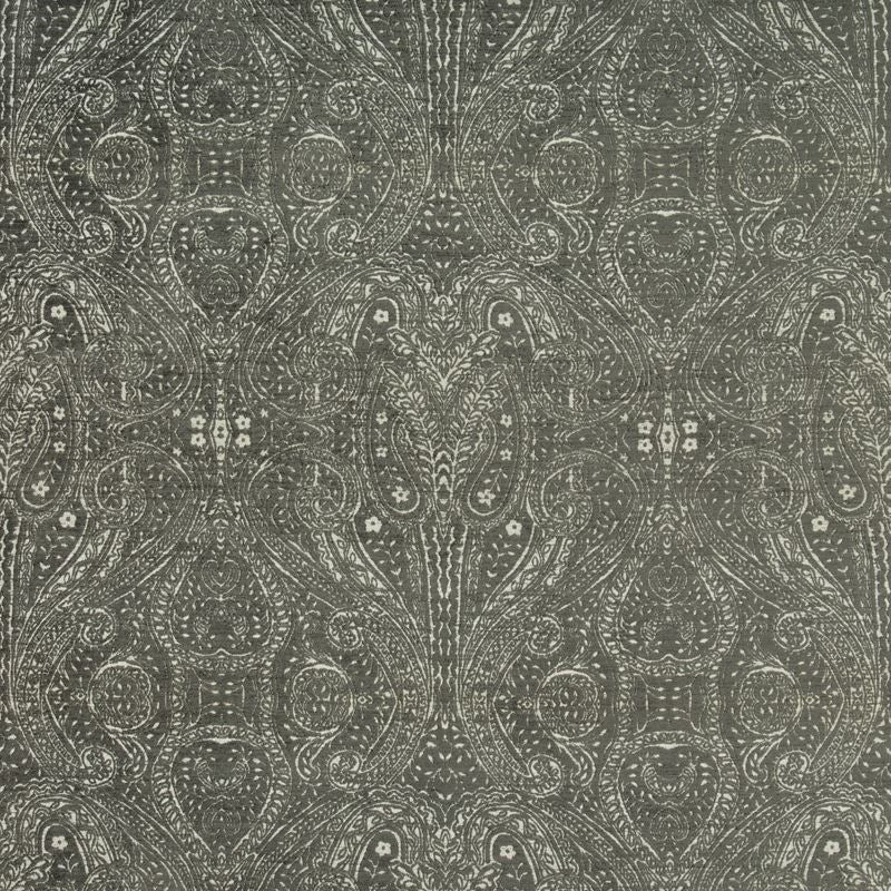 Purchase 35015.21.0  Paisley Charcoal by Kravet Contract Fabric