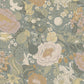 Sample 4111-63016 Briony, Vaxa Slate Rabbits And Rosehips Wallpaper by A-Street Prints Wallpaper