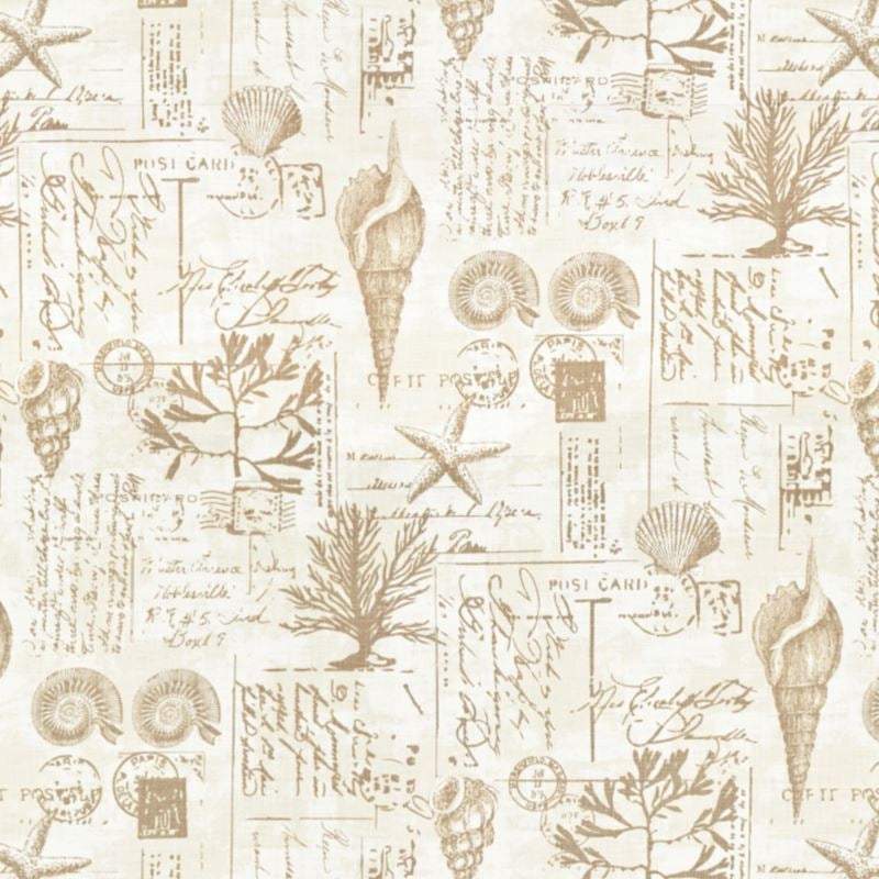 Sample SEAV-1 Seaview, Toast Beige Cream Stout Fabric